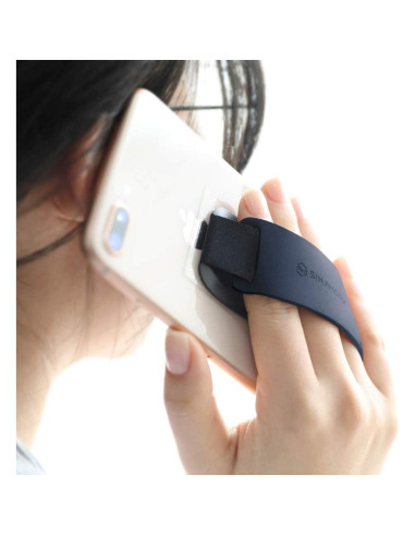 Agarre para Teléfono Sinjimoru Sinji Grip Silicona Negra
