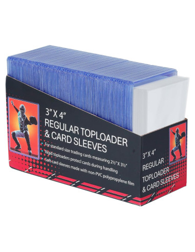 200 Fundas para Tarjetas Btlwpy, 100 Duras y 100 Suaves