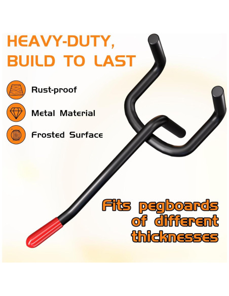 Ganchos para Tablero Perforado Onsski 5cm - 25 Pcs Metal