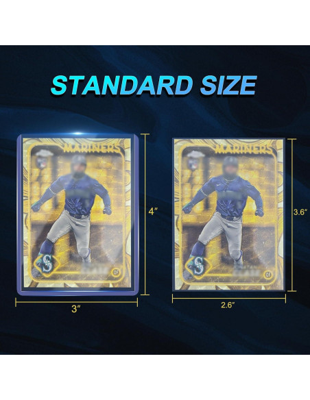 200 Fundas para Tarjetas Btlwpy, 100 Duras y 100 Suaves