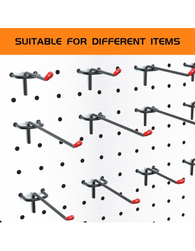 Ganchos para Tablero Perforado Onsski 5cm - 25 Pcs Metal