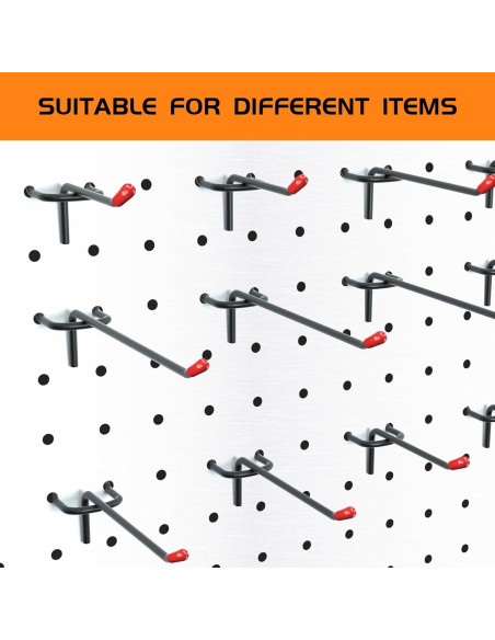 Ganchos para Tablero Perforado Onsski 5cm - 25 Pcs Metal