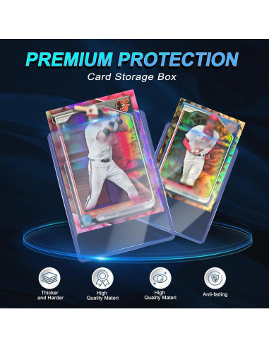 200 Fundas para Tarjetas Btlwpy, 100 Duras y 100 Suaves