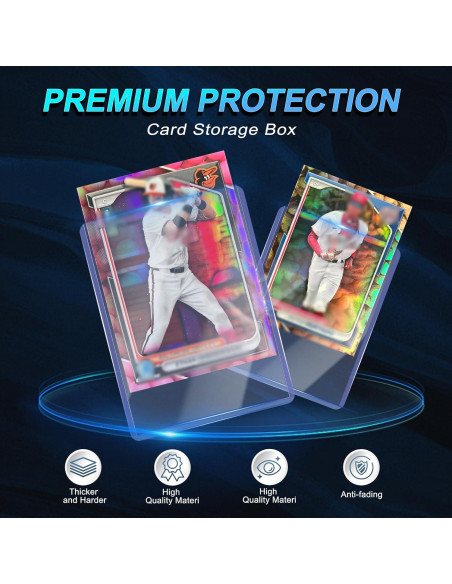 200 Fundas para Tarjetas Btlwpy, 100 Duras y 100 Suaves