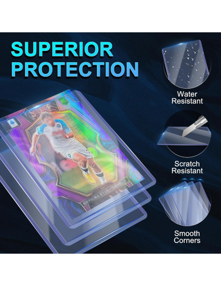 200 Fundas para Tarjetas Btlwpy, 100 Duras y 100 Suaves