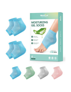 Calcetines Hidratantes Welnove - 2 Pares Aloe Vera - Extra Grande