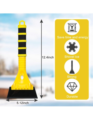 Raspador de Hielo Dodifker XSC-001 con Mango de Espuma