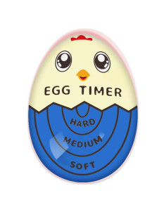 Temporizador de huevo Lasubst azul para hervir huevos perfectos