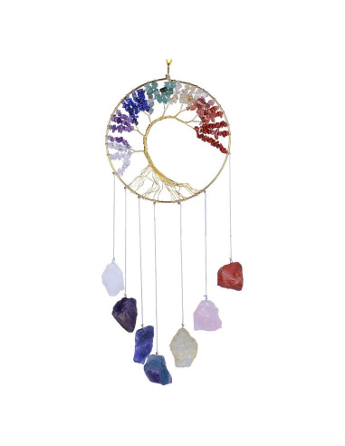 Adorno Colgante de Cristales Sanadores Rockcloud 58-67cm