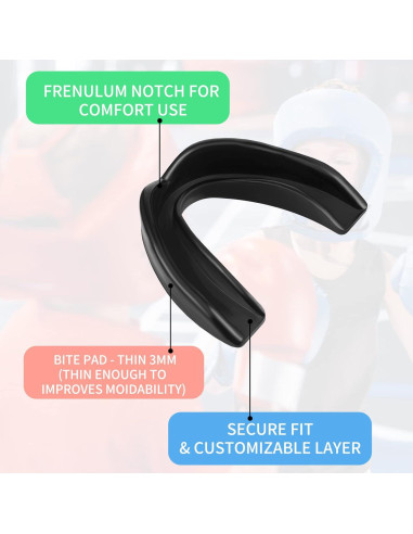 Kathfly 50 Protectores Bucales de Silicona para Deportes