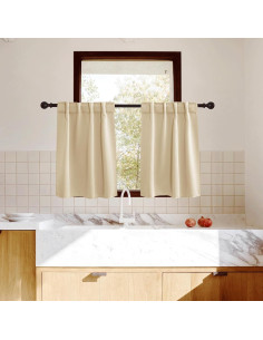 Cortinas Opacas PONY DANCE 73.66x60.96cm Beige Biscotti - Juego de 2 2