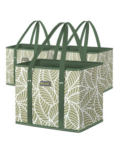 Bolsas de Compras Reutilizables BALEINE 4 Pk Follaje Antiguo