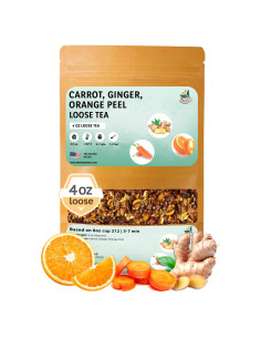 Té Herbal a Granel TeaDreamTea - Zanahoria, Jengibre y Naranja - 113 g