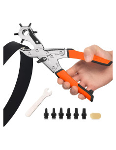 Perforador de agujeros TOWOT con 6 cabezales de repuesto