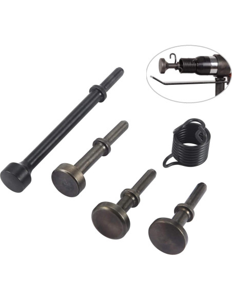 Kit de 5 Puntas de Martillo Neumático Anndason - Acero Aleado