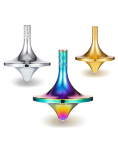 Juguete Antiestrés Giratorio de Metal Leitee - 3 Piezas