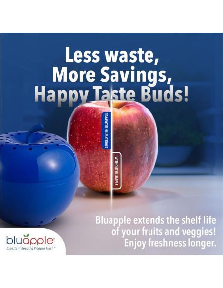 Absorbente de gas etileno Bluapple 2-Pack - Mantiene frutas frescas