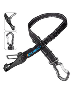 Cinturón de Seguridad para Perros IOKHEIRA Ajustable Reflectante