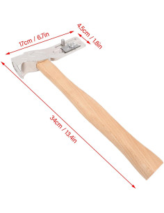 Martillo de Tejado FOSA 0.80 kg con Mango de Madera 2