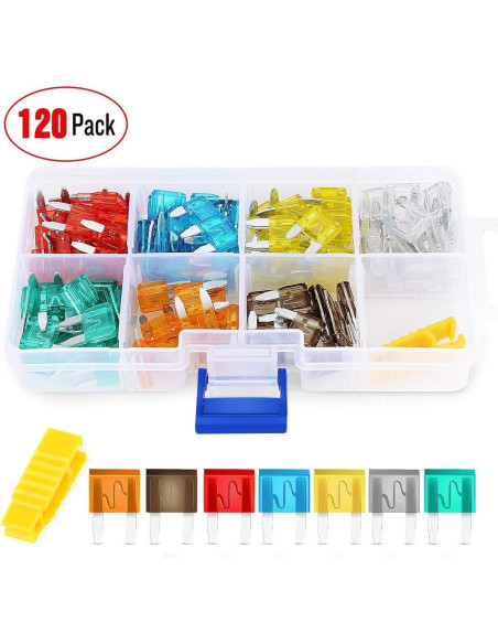 Adaptador de Fusible Tap Nilight 50034R 10PCS + 120 Fusibles Mini