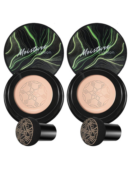 Crema CC Hidratante QIUFSSE 2PCS con Esponja Hongo Natural