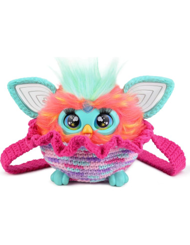 Bolsa de Crochet Hecha a Mano para Furby Morado - 100 cm