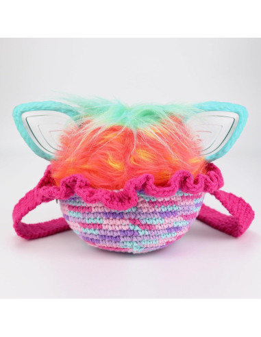 Bolsa de Crochet Hecha a Mano para Furby Morado - 100 cm