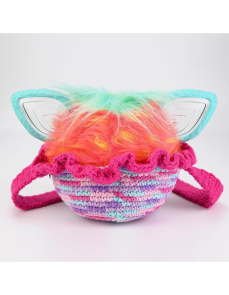 Bolsa de Crochet Hecha a Mano para Furby Morado - 100 cm