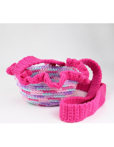 Bolsa de Crochet Hecha a Mano para Furby Morado - 100 cm