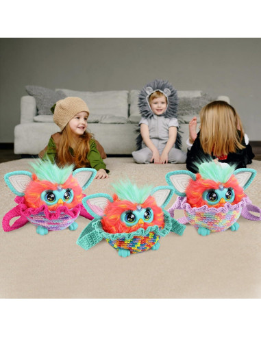 Bolsa de Crochet Hecha a Mano para Furby Morado - 100 cm