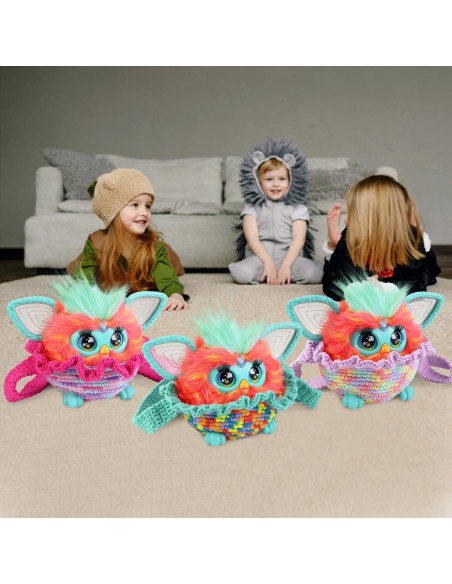 Bolsa de Crochet Hecha a Mano para Furby Morado - 100 cm