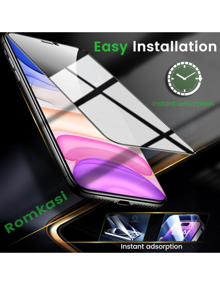 Pack 3 Protectores de Pantalla Privados y Lente iPhone 11 Pack 3 Protectores de Pantalla Privados y Lente iPhone 11