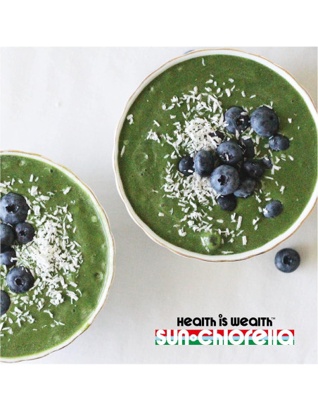 Suplemento de Algas Verdes en Polvo Sun Chlorella 100g