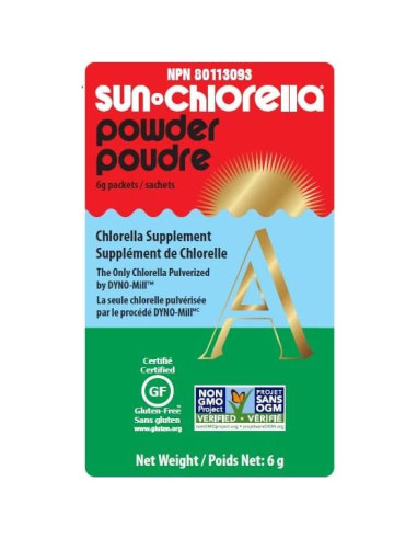 Suplemento de Algas Verdes en Polvo Sun Chlorella 100g