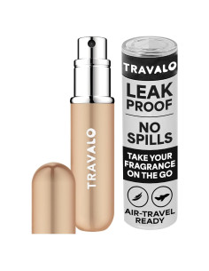 Atomizador de Perfume Travalo Classic HD 4.8ml Oro - A Prueba de Fugas