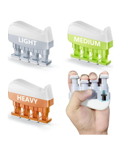 Fortalecedor de Dedos KDG 3 Paquete Ajustable 1,36-5,44 kg