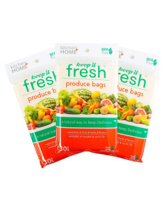 Bolsas Reutilizables Kitchen Home - 30 Bolsas Sin BPA 1 Galón