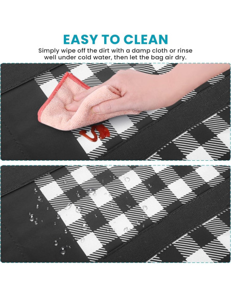 Bolsas de Compras Reutilizables WOWBOX 4 Piezas 35L Impermeables Bolsas de Compras Reutilizables WOWBOX 4 Piezas 35L Impermeables