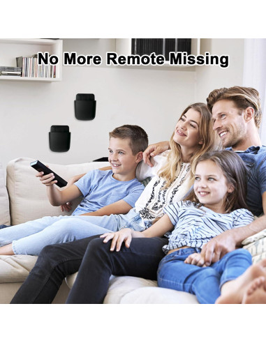 Soporte de Control Remoto Autoadhesivo Kulusion - 3 Piezas