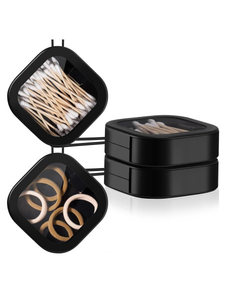 Organizador de Lazos para el Cabello Kathfly - 2 Piezas Negro Organizador de Lazos para el Cabello Kathfly - 2 Piezas Negro