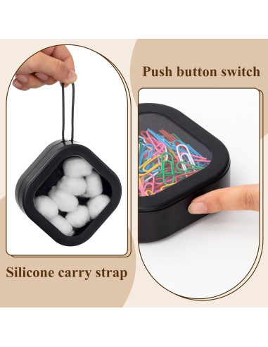 Organizador de Lazos para el Cabello Kathfly - 2 Piezas Negro