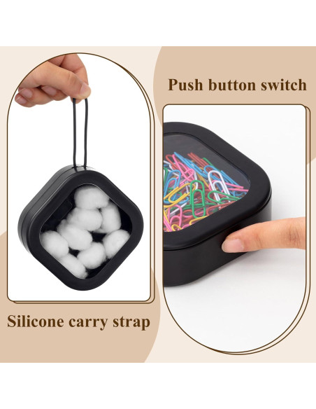 Organizador de Lazos para el Cabello Kathfly - 2 Piezas Negro Organizador de Lazos para el Cabello Kathfly - 2 Piezas Negro