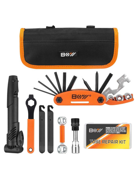 Kit de Reparación de Bicicleta XCH Robots con Bomba y Parches