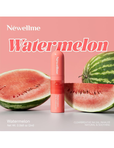 Bastón Nasal Aromaterapia NEWELLME - 3 Aromas Refrescantes