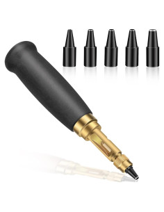 Perforadora de Agujeros Ajustable TLKKUE con 6 Puntas 1.5-4mm