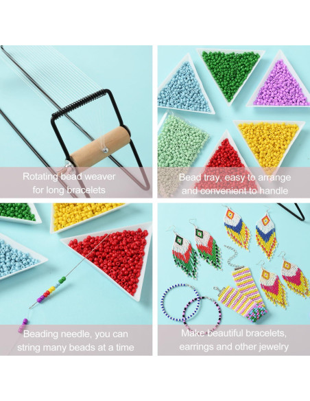 Kit de telar de cuentas MULTIONS 10566 PCS para joyería
