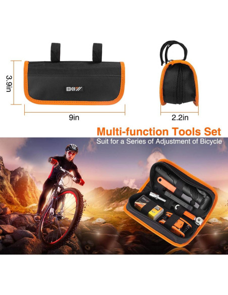 Kit de Reparación de Bicicleta XCH Robots con Bomba y Parches