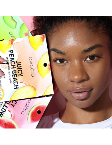 Set de 6 Máscaras Faciales Avatara - Hidratación Natural