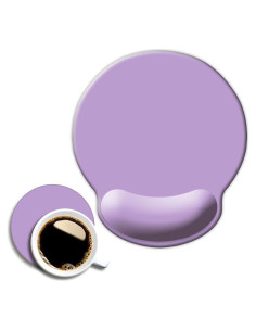 Almohadilla Ergonómica para Ratón DOOKE Púrpura 24.9x23.1cm