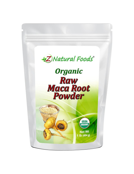 Polvo de Raíz de Maca Orgánica Z Natural Foods 454g